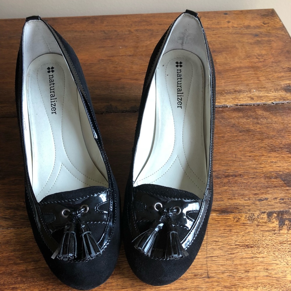Naturalizer Black suede heels - Picture 5 of 5